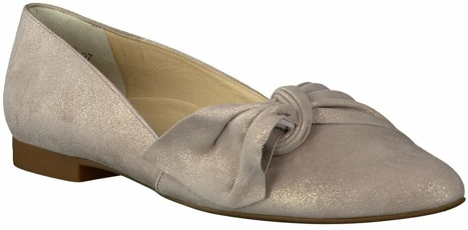 Damen-Ballerinas 103302677632 (Beige/Gold)