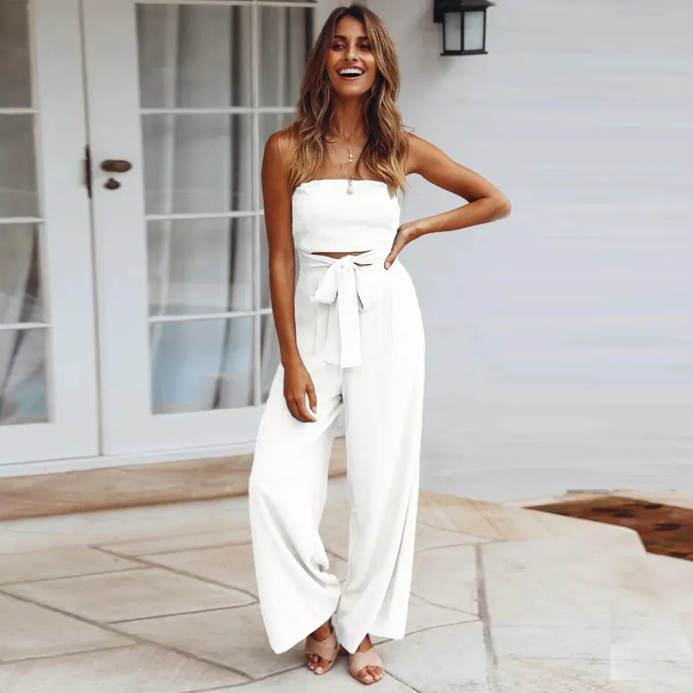 Isy | Lässiges ärmelloses Jumpsuit-Set