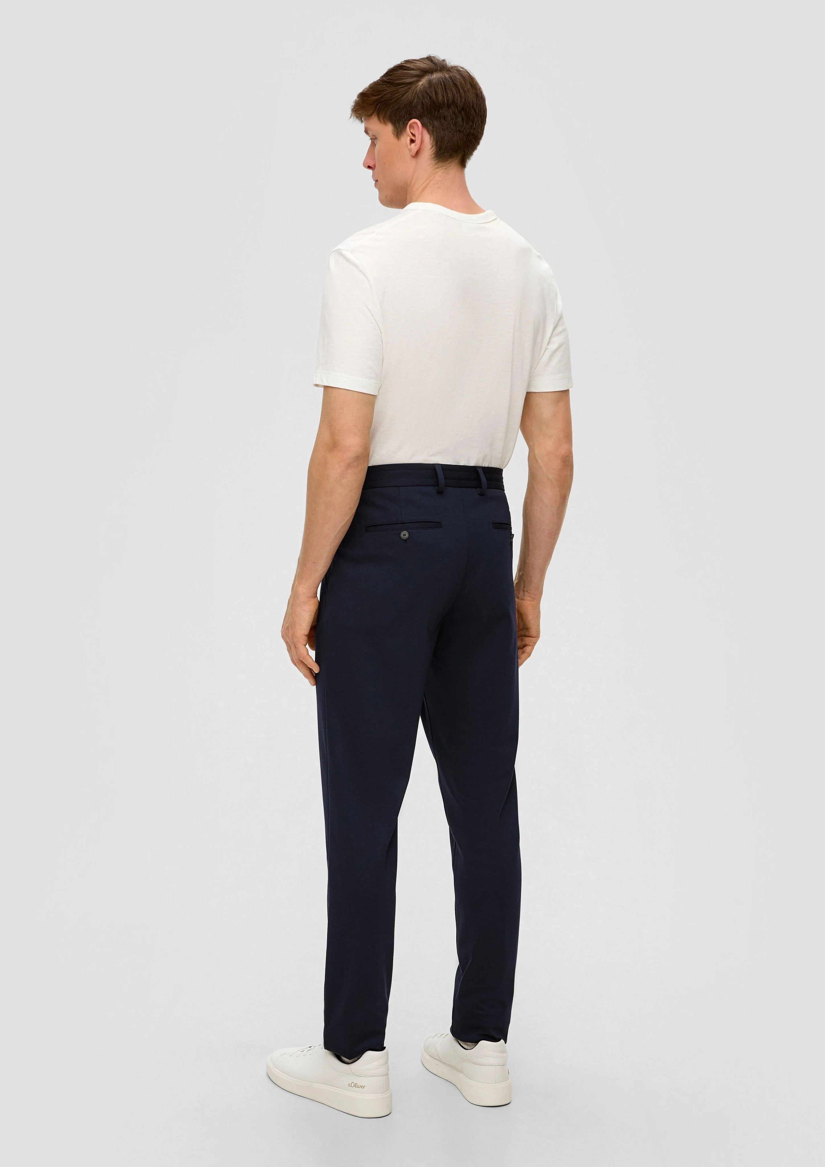 s.O JOGG: Anzughose aus Stretch-Jersey